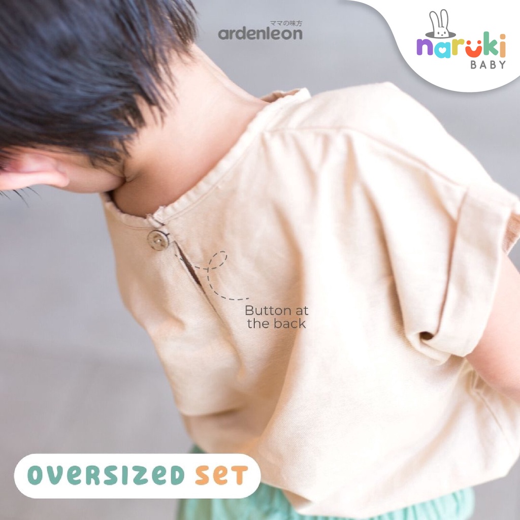 Ardenleon Oversized SET Kids Arden Leon Setelan Kasual Anak