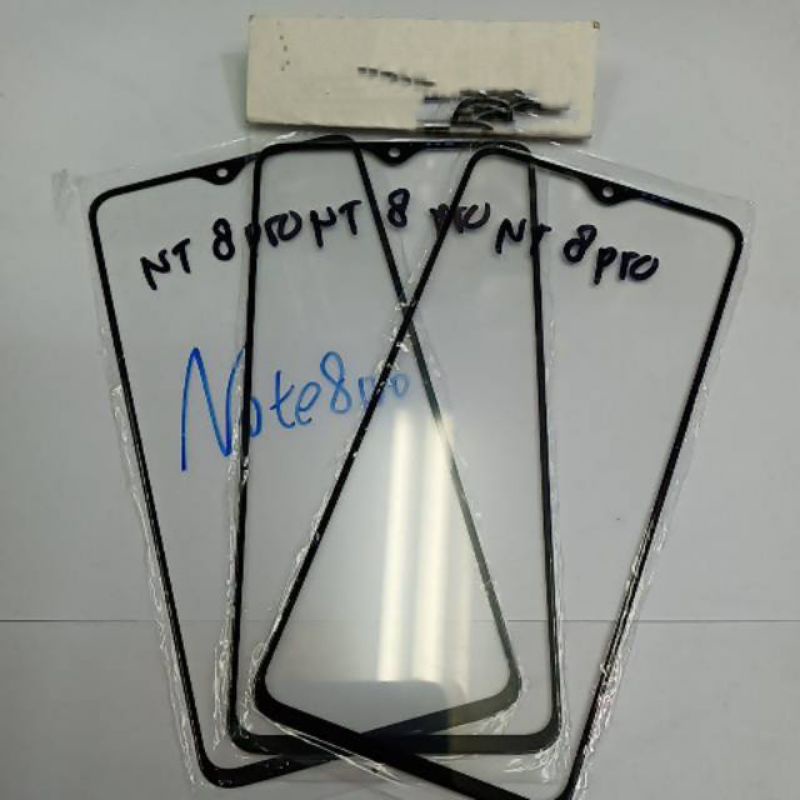 KACA LCD KACA DEPAN OUTER GLASS XIAOMI REDMI NOTE 8 PRO / XIOMI REDMI NOT 8 PRO