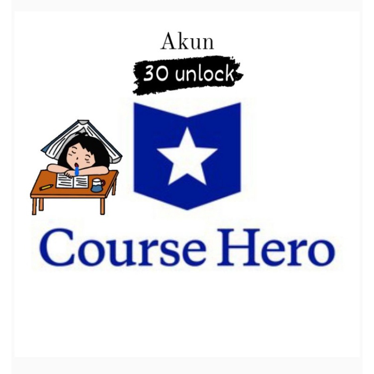 

Buku Course Hero akun 30 unlock tercepat