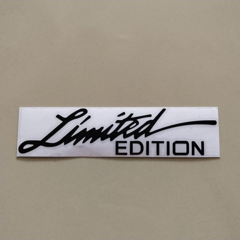 sticker limited edition