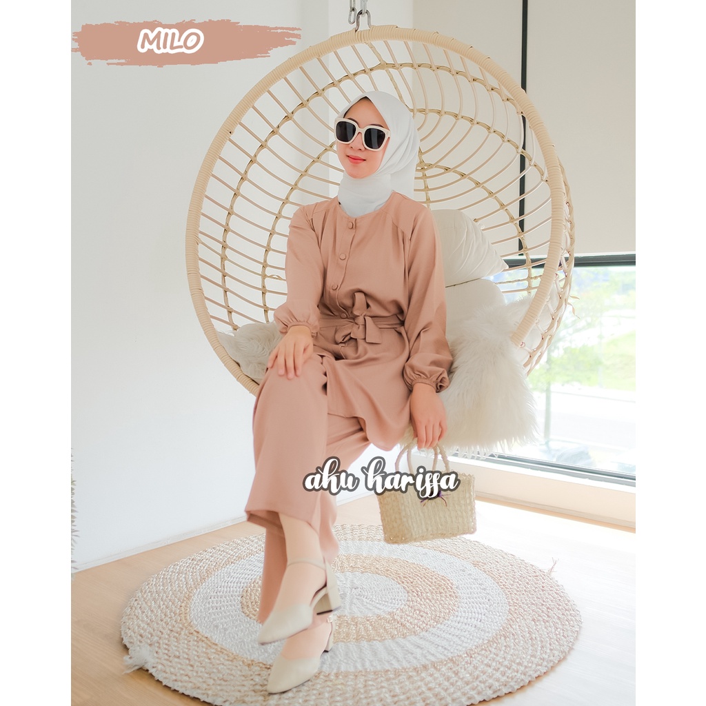 Cindia One Set Aku Karissa - Setcel Polos - Pakaian Set Wanita Terbaru