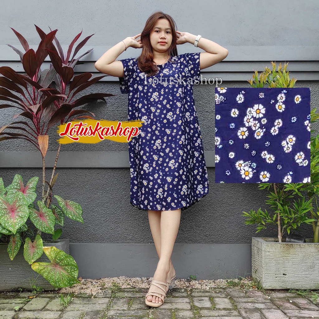 Daster Cotton Jersey XXL Jumbo