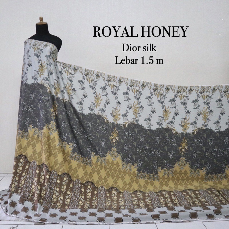 kain silk | bahan mengkilat | copy motif heavan light | kain silk meteran