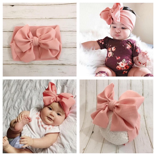 bandana bayi headband SUN BIG BOW bayi pita besar big bow balita anak perempuan akesoris kepala 1- 5 tahun bando bayi balita anak perempuan baby cewek