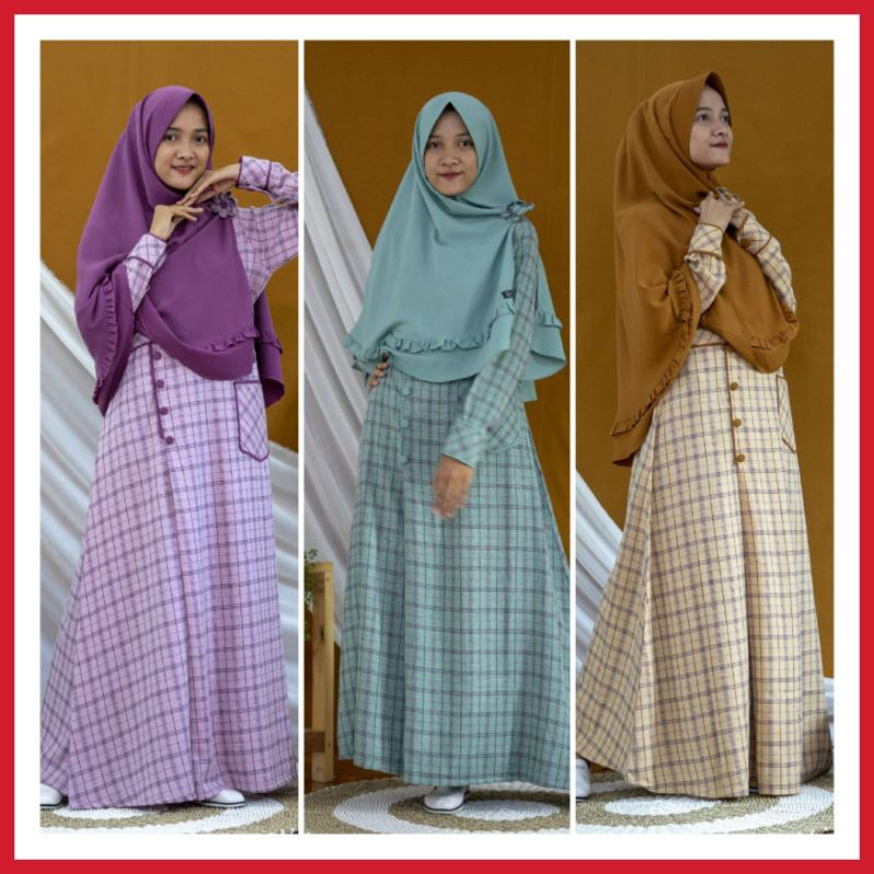 Gamis Naomi Set Original By Diva Busana