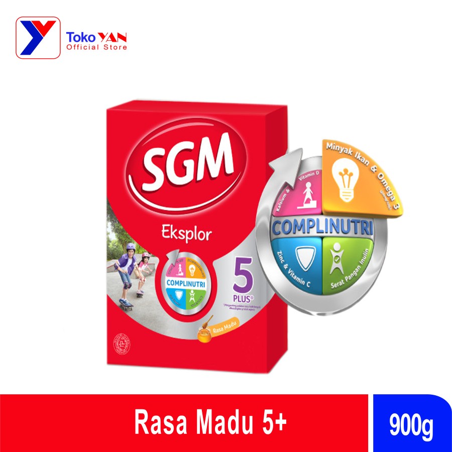 

SGM Eksplor Complinutri 5 Plus Coklat 900gr