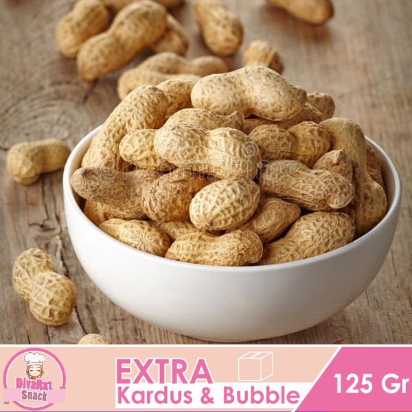 

Jajanan Kacang Tanah Sangrai 125gram / Kacang Tanah Kering - Divaraz Snack cemilan camilan