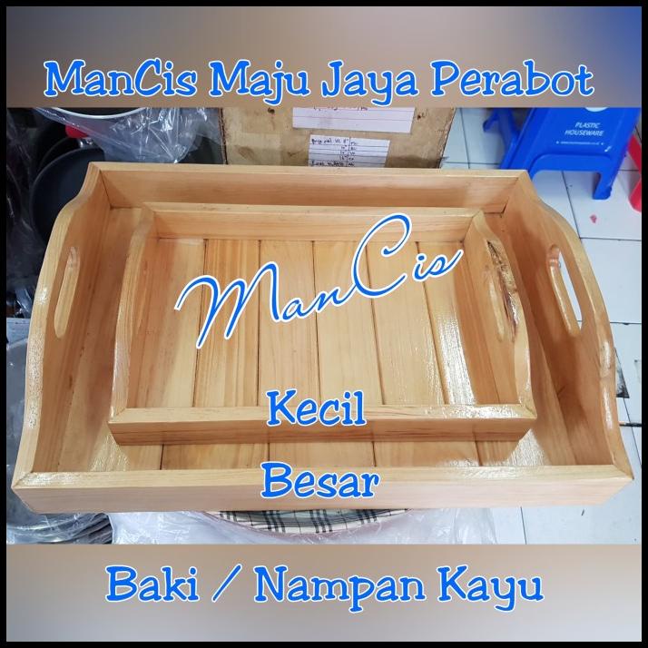 Baki Kayu Besar / Nampan Kayu High Quality