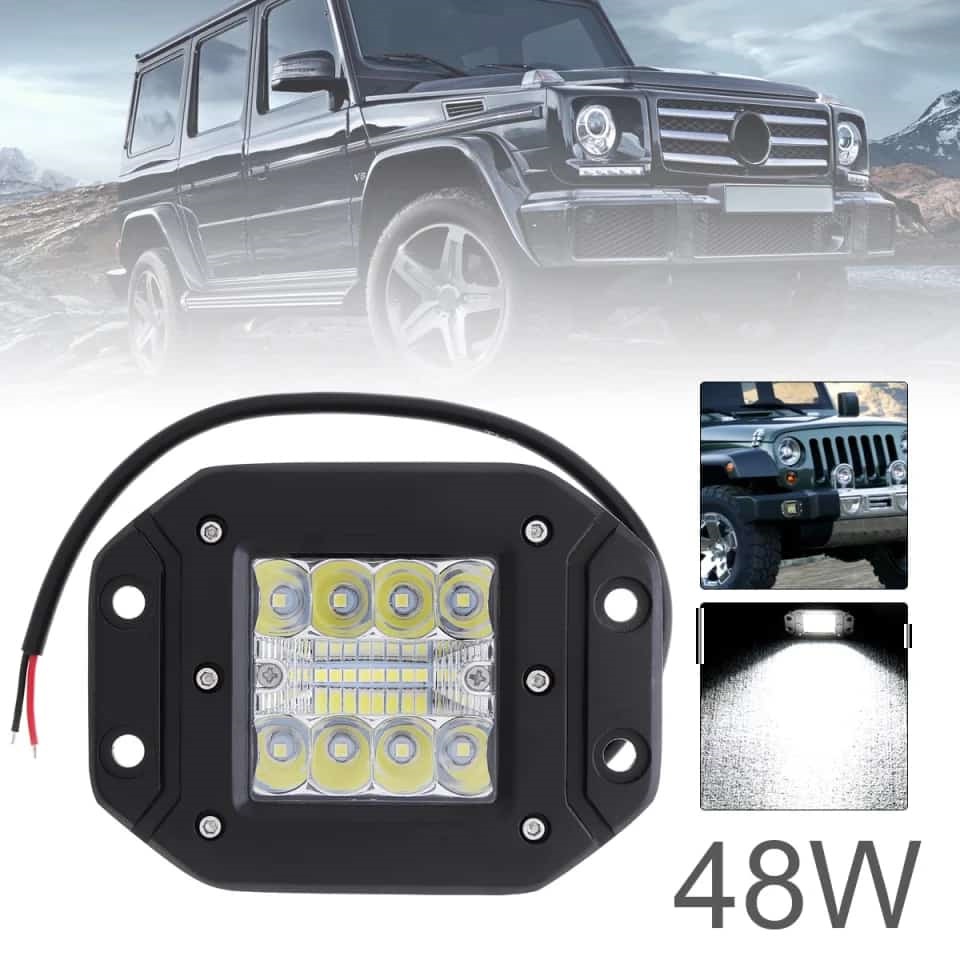 Lampu Bumper Tembak Bemper LED Bar Foglamp Towing 4 6 12 16 Mata Mobil Sorot ARB UTE ATV SUV Offroad