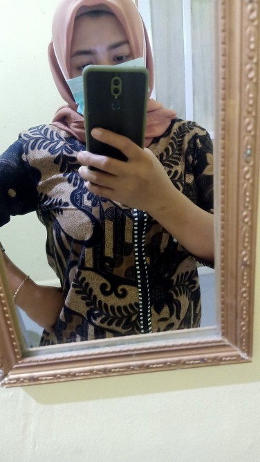 Tey-17 Batik Wanita Asj Sa Hrb026 Kenongo Kemeja Tosca Pendek