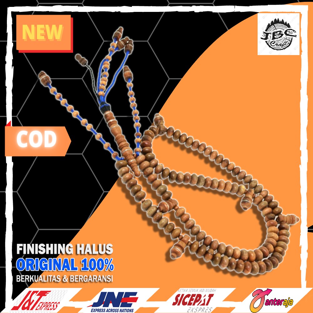 Tasbih - Tasbeh . Tasbih Tijani , Tasbih kayu  Galih bidara - Tasbih Tijani Yuser Peralatan sholat