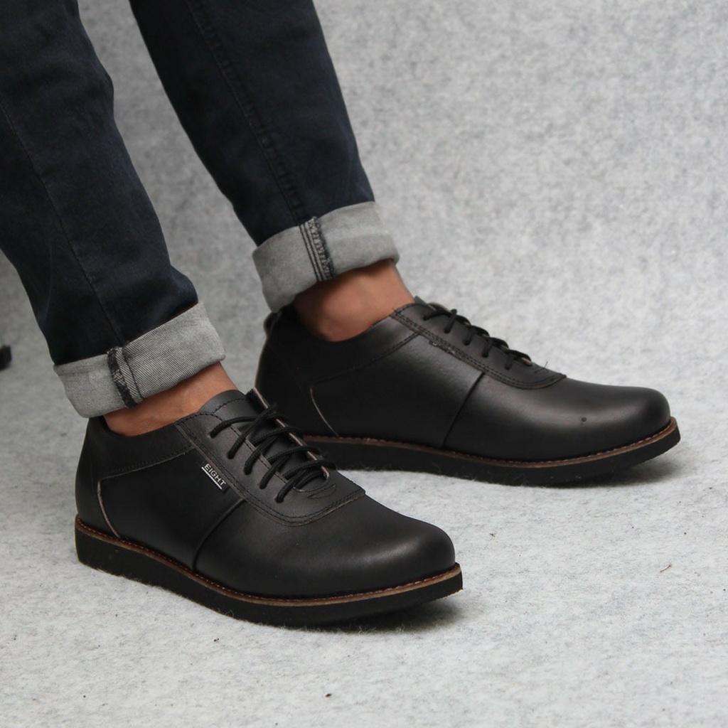 Sepatu Eight Eagle Original Pantofel Pria Casual Formal Kerja Kantor Ori Oxford