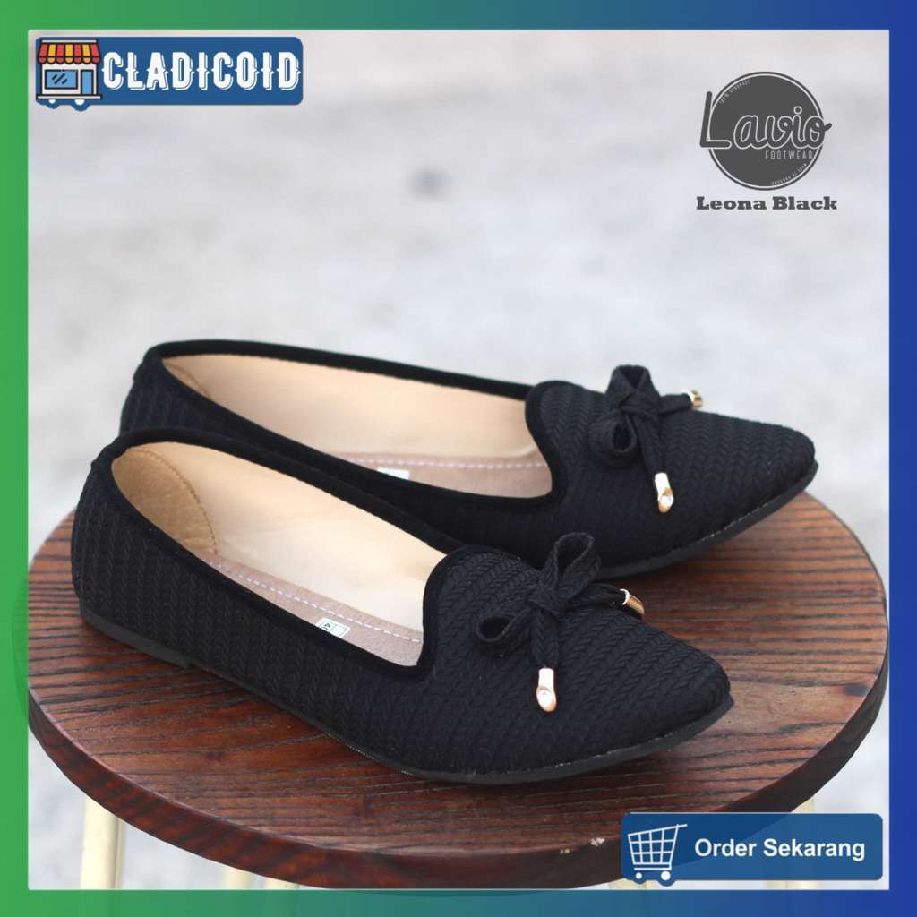 Sepatu Loafers Wanita Original Cocok Untuk Pesta, Formal, Kuliah, Jalan-Jalan Lavio Leona