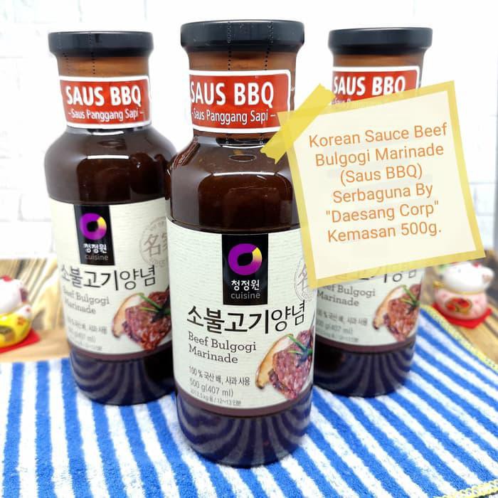 

BEEF BULGOGI MARINADE CHUNG JUNG ONE KOREAN 500ML / SAUS BBQ BULGOGI BERKUALITAS