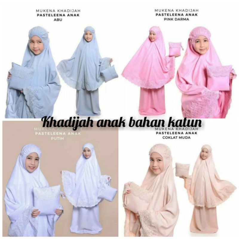 Mukena Khadijah Anak 8-12 Tahun