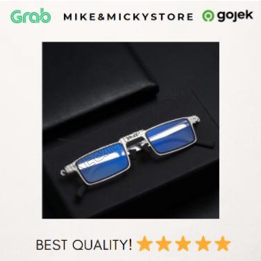 kacamata plus baca auto fokus anti radiasi lipat titanium