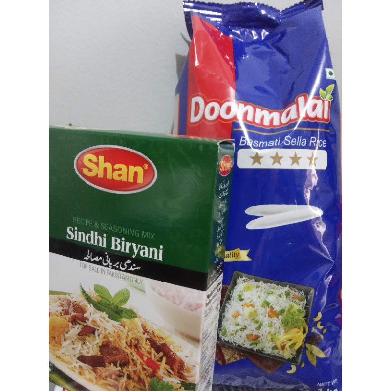 

Beras basmati dan bumbu sindhi biryani paket hemat