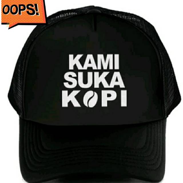 TOPI KAMI SUKA KOPI TRUCKER