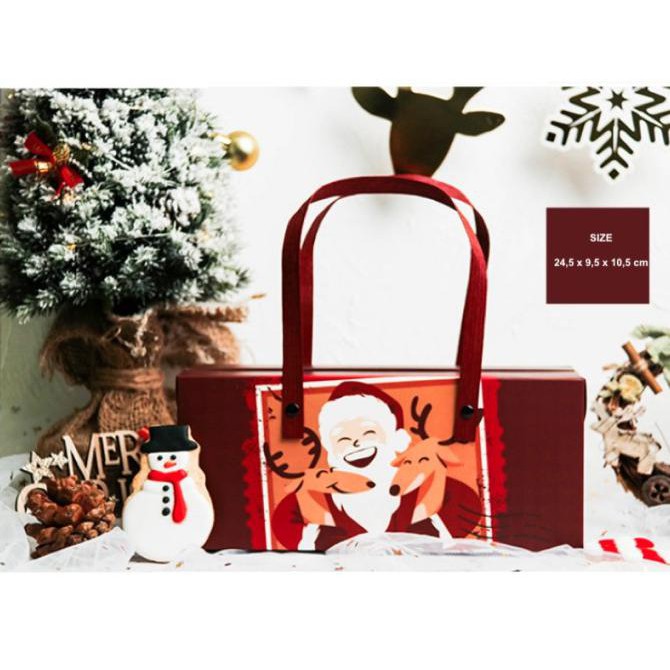 

kotak natal tali tb , kotak christmas , kotak kado merry christmas