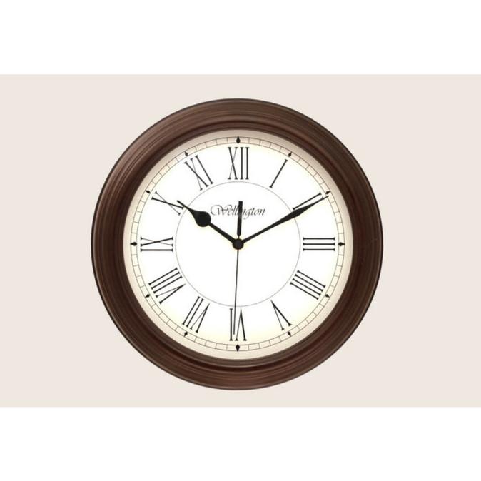 Jam Dinding Wellington 602295 Original Kayu Seiko Bestseller