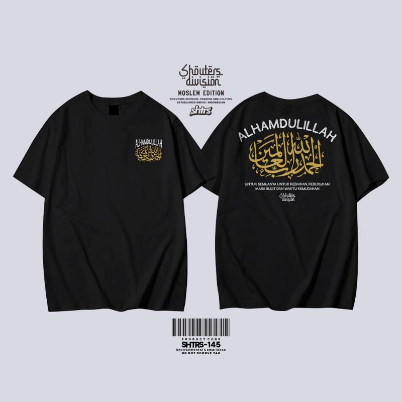 Baju Kaos Muslim Pria Dewasa T-shirt Dakwah Lengan Pendek