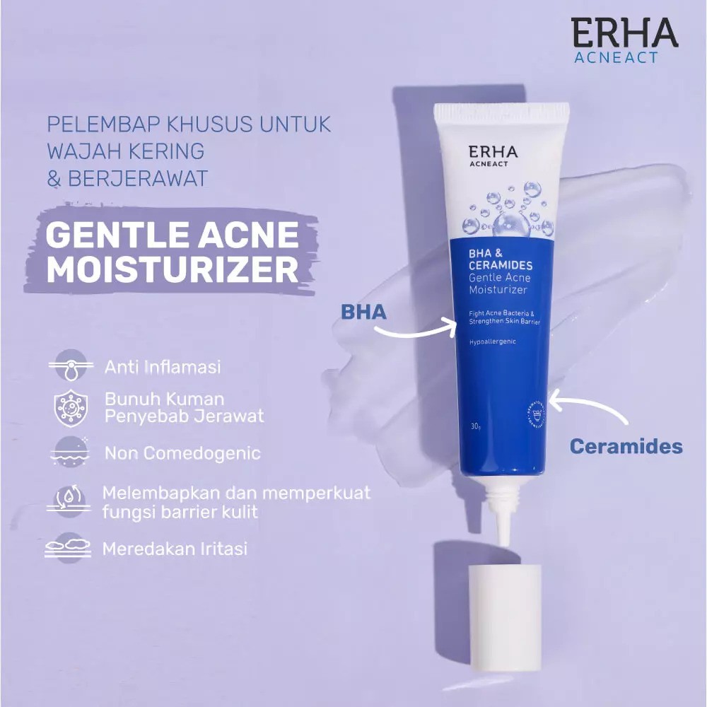 ERHA ACNEACT GENTLE ACNE MOISTURIZER 30G