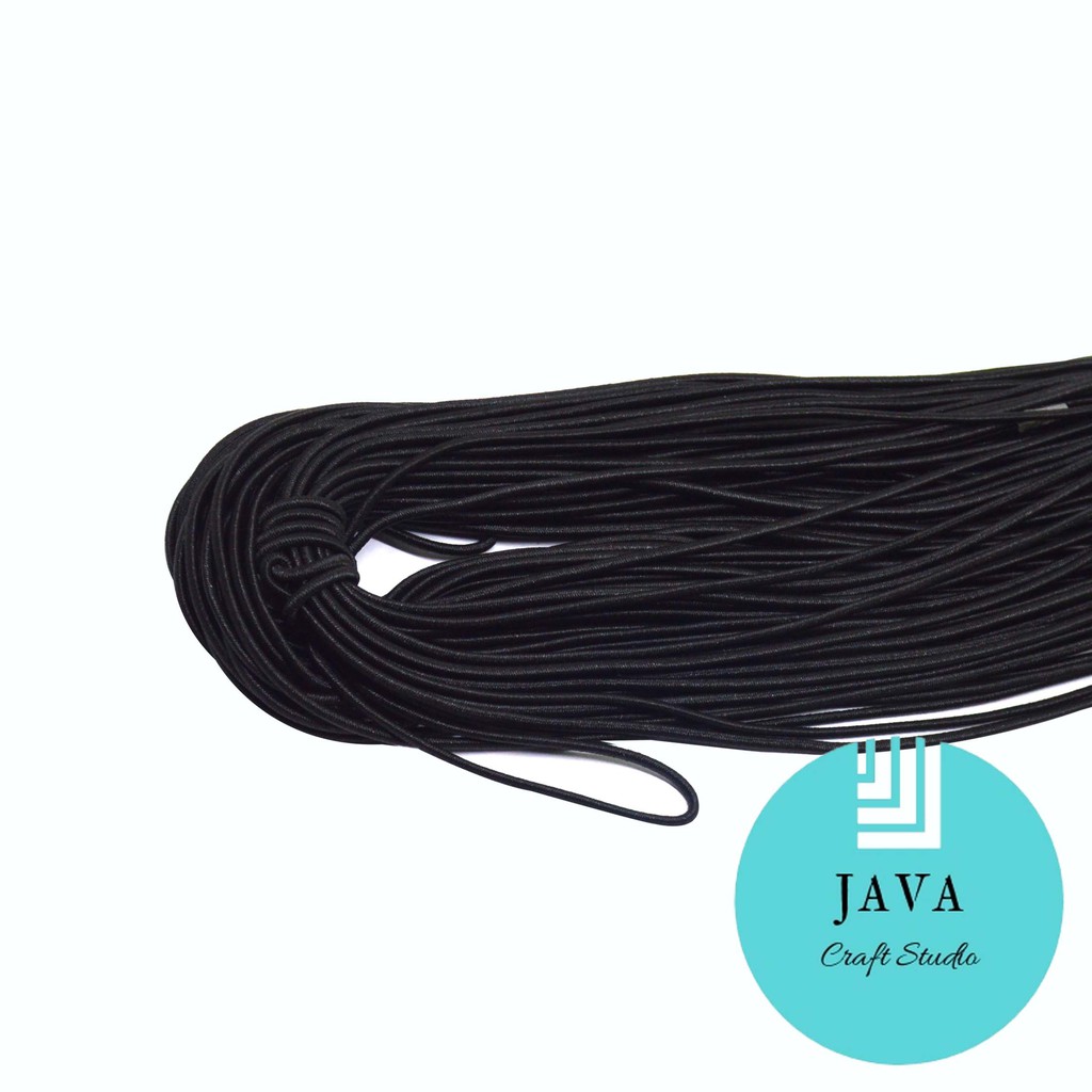 TALI KUR KARET ELASTIS BULAT 1.5 MM PANJANG 27 METER