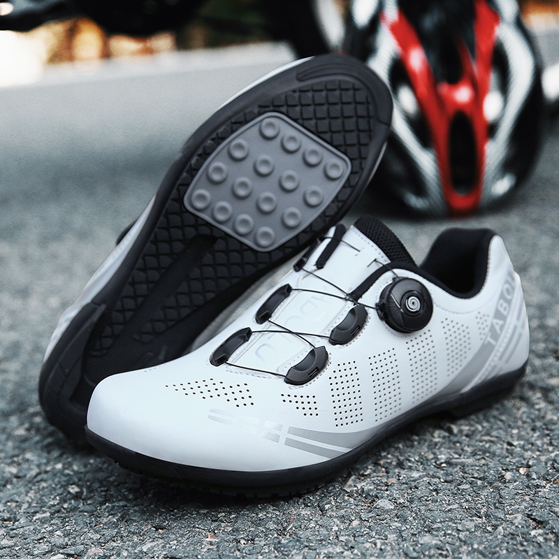 Sepatu Sepeda Pria Roadbike Original Flat Non Cleat Gowes Shoes Balap Profesional Unlock MTB Import Terbaru 091