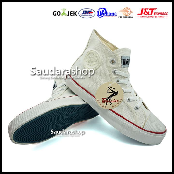 HOT DEAL SEPATU WARRIOR CLASSIC / SEPATU SEKOLAH WARRIOR / SEPATU WARRIOR PUTIH