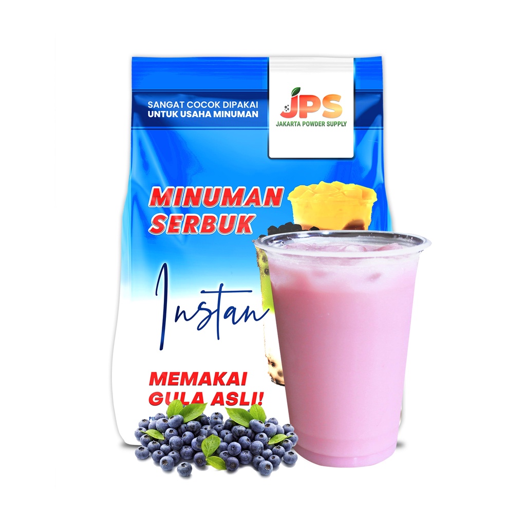 

JPS Blueberry Mix Serbuk Powder Bubuk Minuman 1 Kg