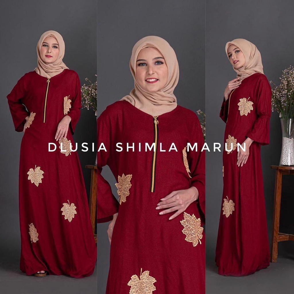 DASTER ARAB JUMBO LD 140 STANDAR LD 110 | DASTER JUMBO BUSUI | DASTER DLUSIA YARRA | BATIK PANTURA-DAUN MARUN