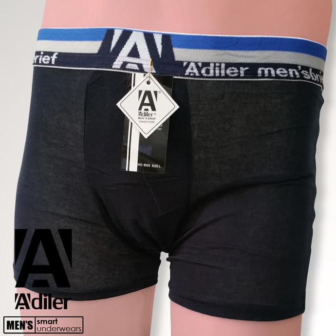 Celana Dalam Boxer Pria Adiler 6002-2 Size Xl L65 Berkualitas