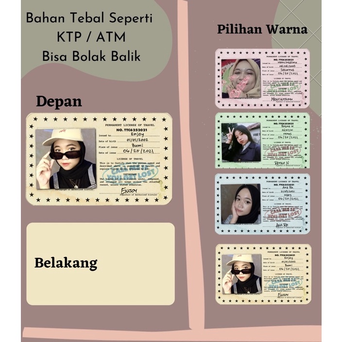 

cetak id card custom / call me get if you get lost | Shawtyy pass / | Id Card Murah / Id card Custom murah