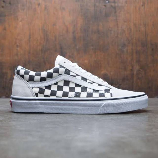 vans old skool primary checkerboard black white