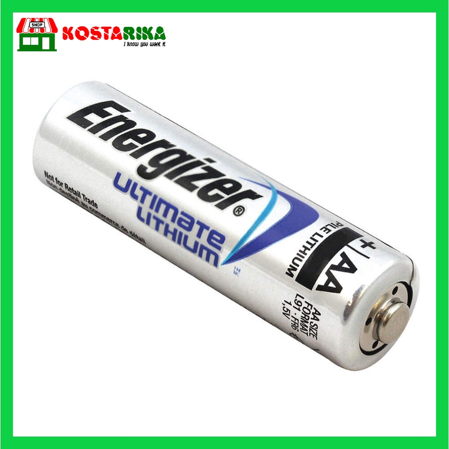 Energizer Ultimate Lithium Baterai Battery AA 2 PCS atau PACK