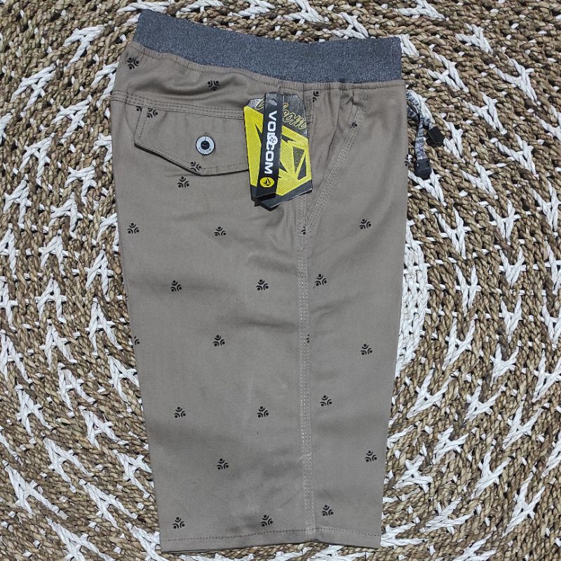 Celana Pendek Chino Pria Motif Celana Santai Surfing Pants