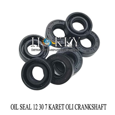 OIL SEAL 12 30 7 KARET OLI CRANKSHAFT