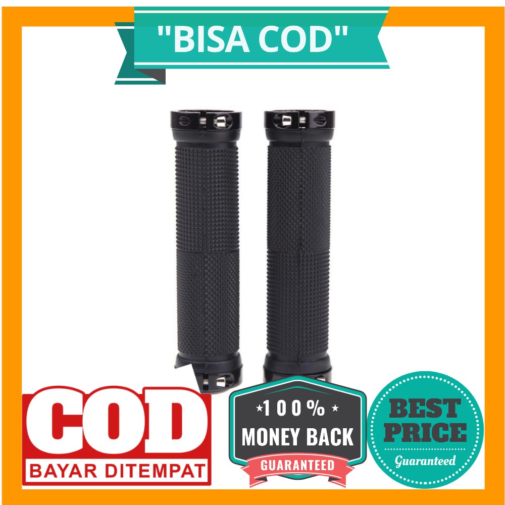 BISA COD Grip Gagang Sepeda Handlebar - CL8455 - Black