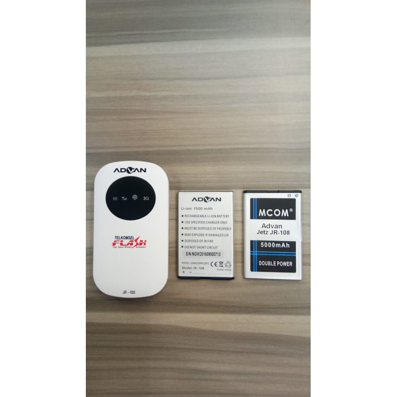 Battery Batre Baterai Double Power Mcom Advan Jetz ZTE HOTSPOT Wifi Modem JR-108 JR108