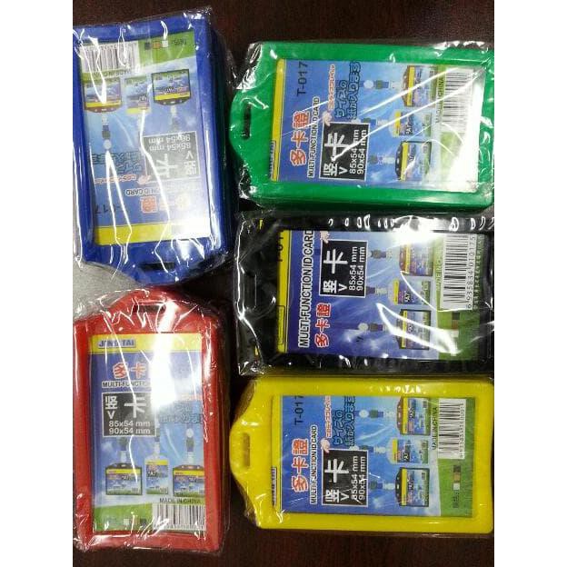 

CARD HOLDER / TEMPAT SIMPAN KARTU ID CARD PLASTIK TEBAL KEJEA T017 PROMO