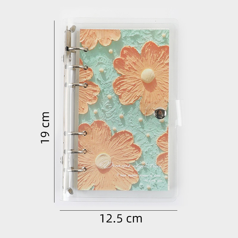 100 Lembar Buku Notebook / Catatan / Agenda / Diary Portable Motif Lukisan Cat Minyak Retro Untuk Pelajar