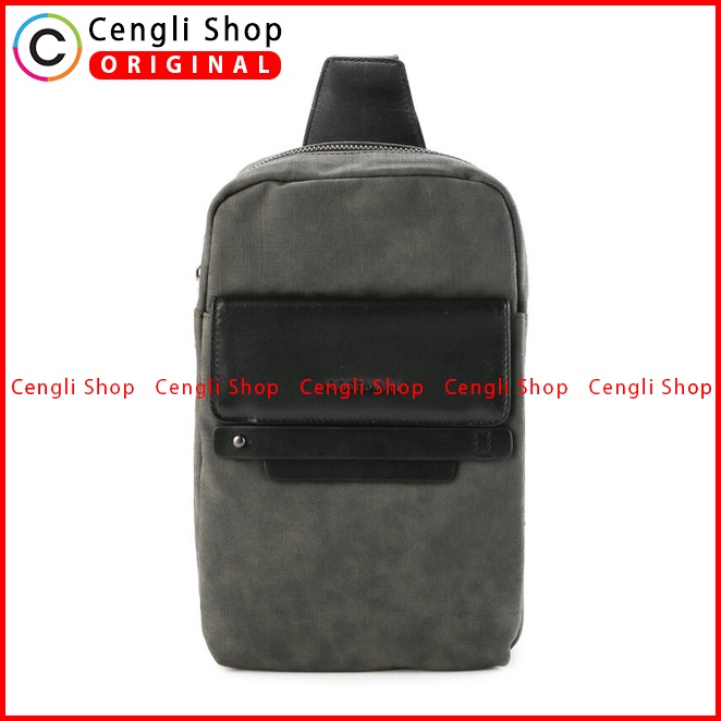 TAS SELEMPANG DADA/BADAN PRIA OBERMAIN SLING CHEST/BODY BAG ORIGINAL ORIGINAL HIJAU GREEN OM027