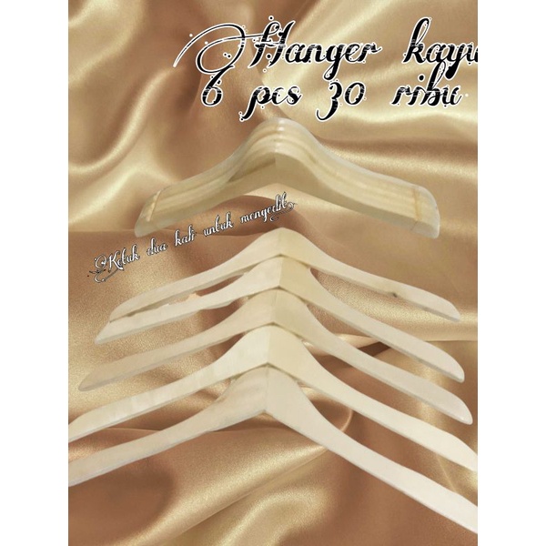Hanger Kayu Hanger Gantungan Baju Kayu Gantungan Kayu Gantungan Baju