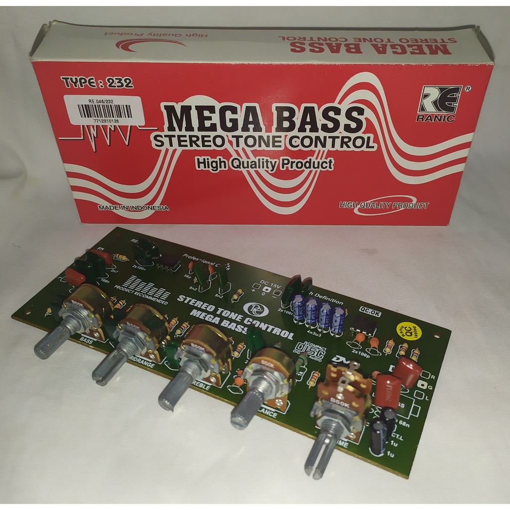 Kit Tone Control Stereo MEGA BASS-Type-232