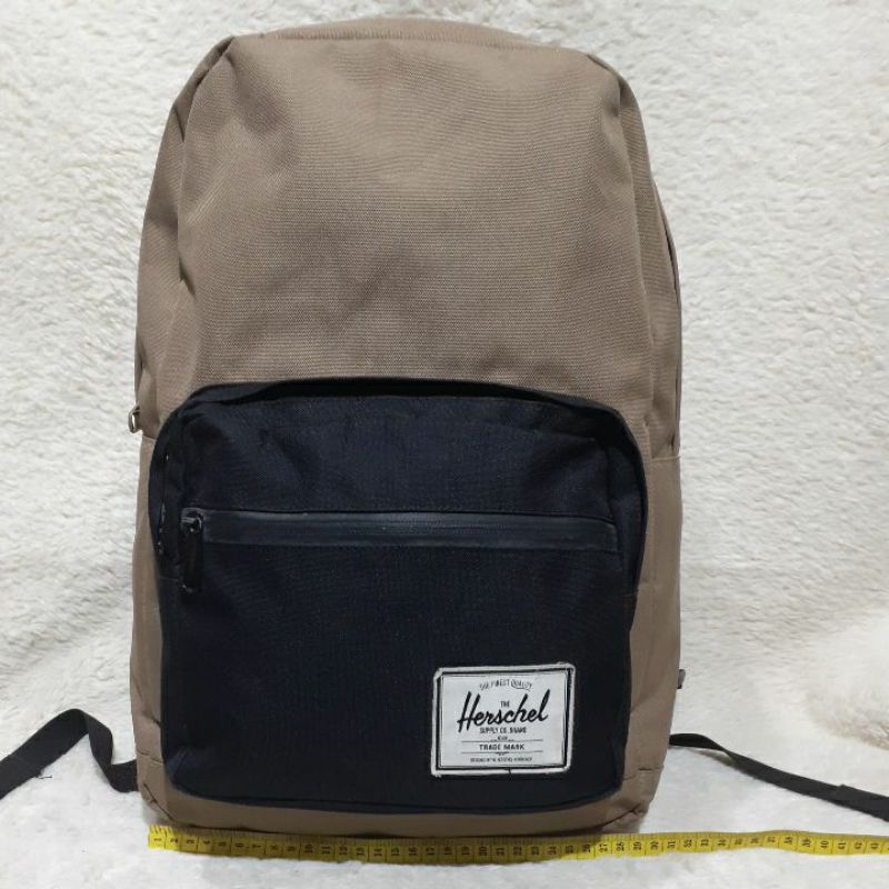 Tas Ransel Second / Preloved / HERSCHEL Cokelat Hitam / Bekas.