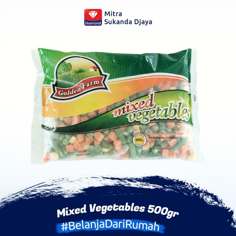 

GOLDEN FARM Mixed Vegetables 500gr