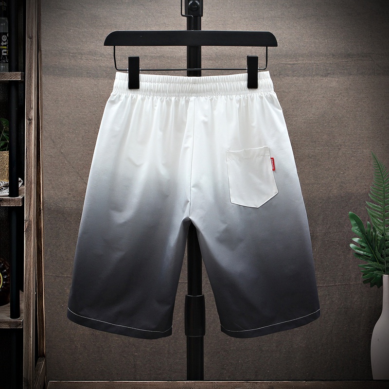 Celana Pendek Pria Pencetakan gradien Sport Casual Olahraga Santai Sporty Fashion Shorts K917