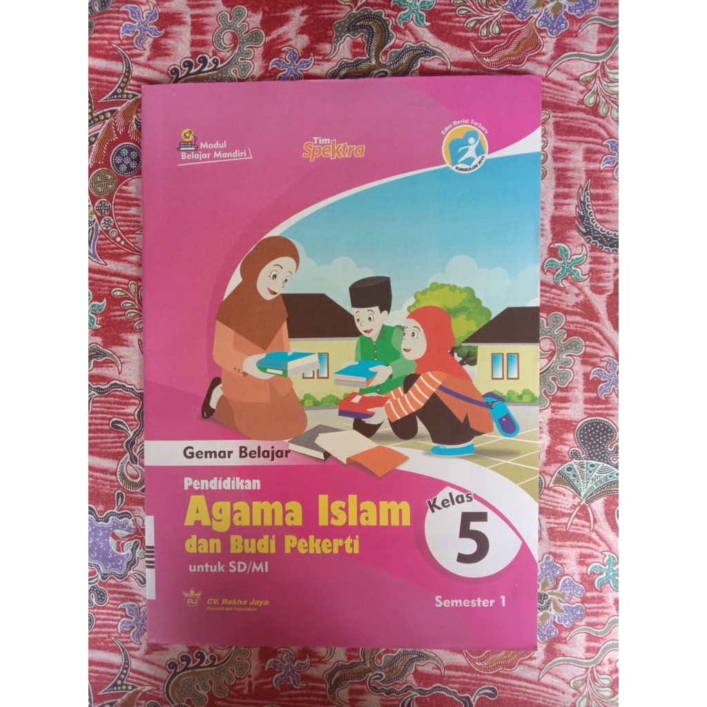 BUKU PELAJARAN SPEKTRA KELAS 5 PAI - SEMESTER 1