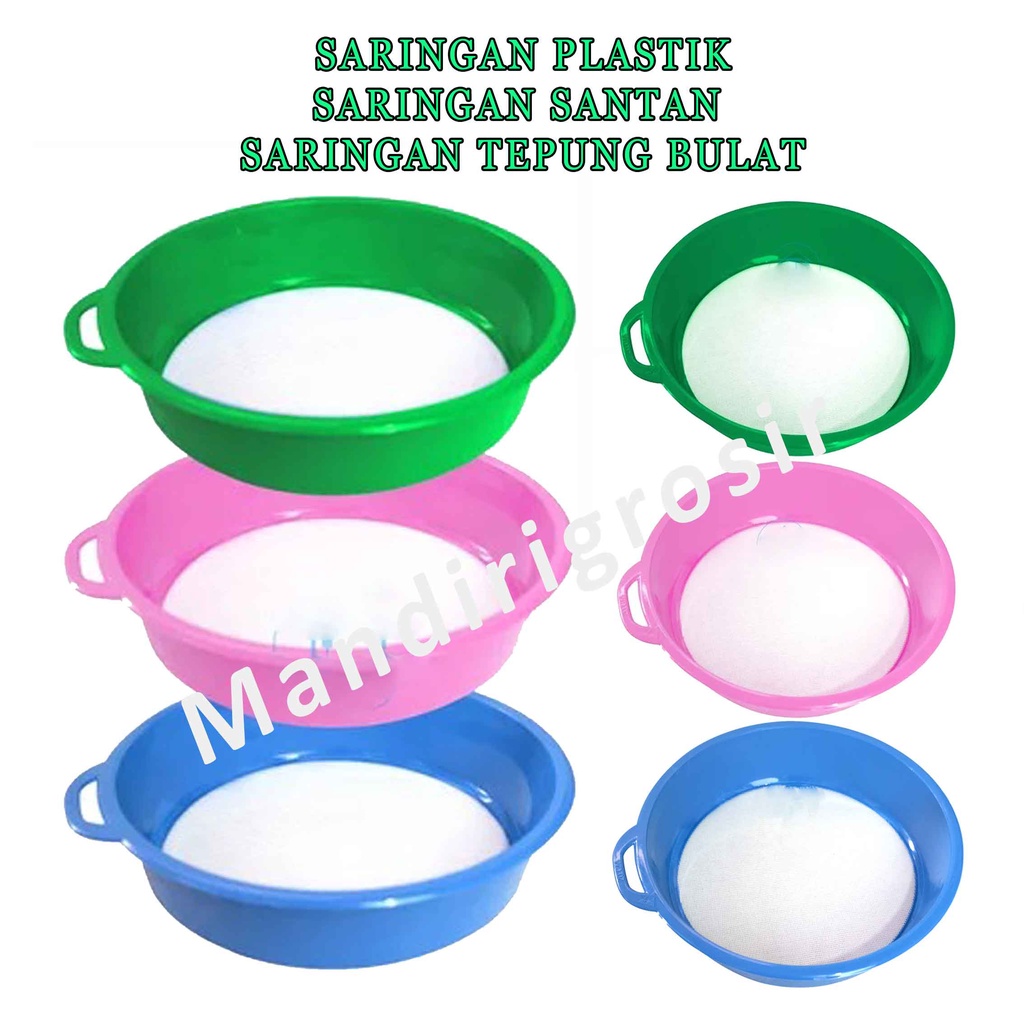 Saringan Santan Plastik * Saringan * Ayakan Tepung * Saringan Multifungsi