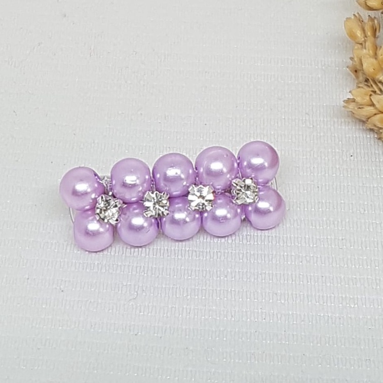 Bros dagu murah I Bros mutiara I Bros permata I Bros kecil satuan-Lilac